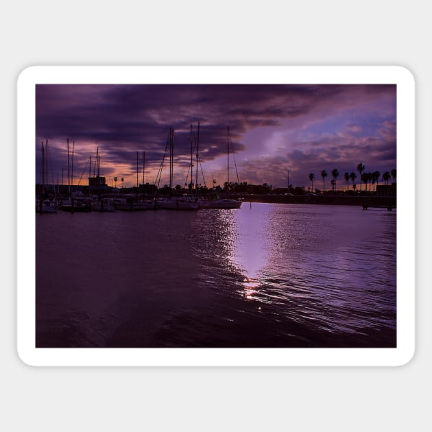 Corpus Christi Sunset- Texas Sticker by StonePics